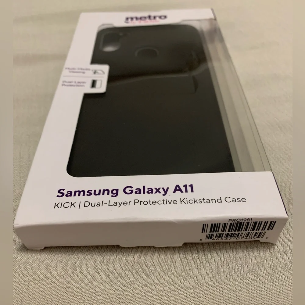Samsung Galaxy A11 KICK | Dual-Layer Protective Kickstand Case Metro by T-Mobile
